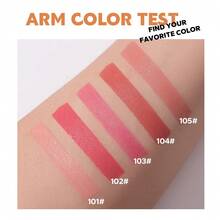 beauty glazed Velvet Texture Lightweight Natural Waterproof Long-Lasting Liquid Blush, Suitable For Cheeks, Eyes And Lips. - #101 - View 4