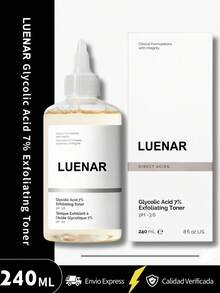 The O-rdinary Ácido Glicólico 7% Toning Solution 240ml Exfoliante Facial Tónico Sin Aceites Sin Alcohol, Regalo Perfecto de Navidad, Peeling Químico de Noche para Todo Tipo de Piel (Seca, Grasa, Sensible), Antienvejecimiento Antiimperfecciones, Minimiza Poros Ilumina Suaviza, Reparación Calmante Control de Aceite, Textura Uniforme Rostro con Brillo Limpio - 1 pieza - Ver 1