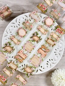 1卷创意木纹标签风景PET装饰胶带，适用于剪贴簿、DIY、手账、杂志、相册 - 彩色 - 查看 13