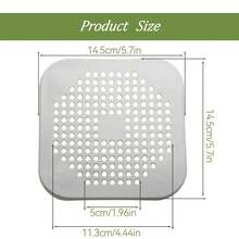 3pcs Square Silicone Drain Plug, Suitable For Bathroom, Bathtub And Kitchen, Easy To Install And Clean - Multicolor - View 5