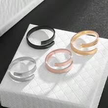 1pc Ayatul Kursi Verse Ring, Islamic Muslim Women Adjustable Ring, Arabic Jewelry, Gift - Amulet - View 5