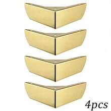 4个重型承重家具腿 金属柜腿 三叉脚 三角形沙发腿 DIY家具五金腿 - 彩色 - 查看 14