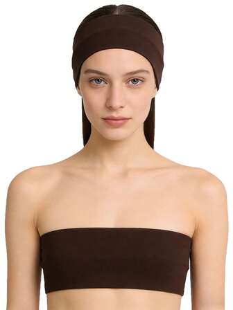 1/4 st moderiktigt tygpannband, lämpligt för kvinnors vardagskläder, multifunktionellt som fitnesspannband, huvudduk, svettband, håraccessoar för höst/vinter, lämpligt för semesterkläder, elegant halsduk, mjukt pannband