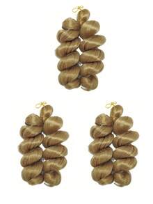 Goddess Bob Braiding French Loose Curl Crochet Hair 12 Inch Length 150g/Pc Short Boho Curly Box Braids Knotless Braids Crochet Hair Extensions - Multicolor - View 23