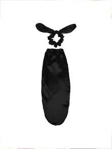 2 Pieces Set: Long Tube Sleeping Cap, Satin Hair Band, Hair Pocket, Long Hair Protection Cap, Hair Care Bag, Suitable For Parents With Long Hair. - Multicolor - View 11