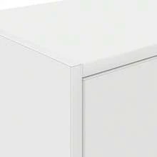 vidaXL Armário de parede de garagem branco bois d'ingénierie - Branco - Ver 10