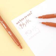 5支装超细绘图笔，绘图针笔，适用于日记、线条画、漫画线条画、素描和水彩画等艺术用途。 - 彩色 - 查看 6