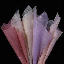 38pcs/Pack Matte Milk Cotton Packaging Lining Paper, Flower Gift Packaging Filler Paper, Convenient Tear-Off 30cm Cotton Wadding Lining Paper - 38 Sheets/pack - View 6