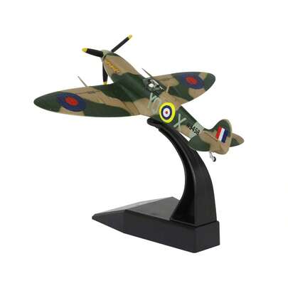 1/72 Escala Modelo de Avión Spitfire Británico Original de Metal, Modelo de Avión Fundido a Troquel para Colección Conmemorativa