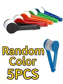 5pcs Mini Ultra-Fine Microfiber Eyeglass Cleaning Brush, Eyeglass Cleaning Tools, Mini Ultra-Fine Microfiber Eyeglass Cleaner, Cleaning Clip. Ultra-Fine Microfiber, Cleans Without Leaving Marks, Won't Damage Glasses.