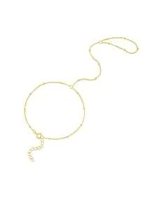 1件925纯银精美小米珠戒指手链，适合女性日常佩戴，也适合婚礼、派对、订婚、周年纪念、情人节等场合。