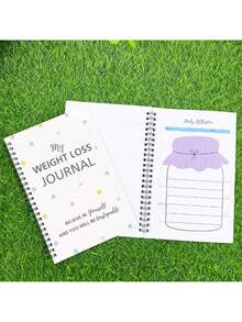1pc Weight Loss Journal Weight Loss Diary Plan Planner Notebook