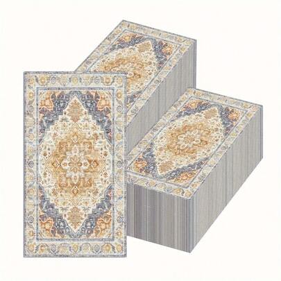 20 st. pappersservetter i vintage-stil i bohemisk stil, engångspappershanddukar, badrumshanddukar, lämpliga för festdekorationer