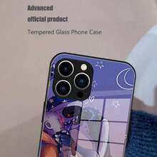 Funda de teléfono Moondrop Fnaf Security Breach compatible con  17 16 15 Pro Max 14 13 12 Mini Plus  S25 24 23 Ultra, funda de vidrio compatible con  17 pro max,  17 pro,  17,  16 pro max - Negro 4 - Ver 6