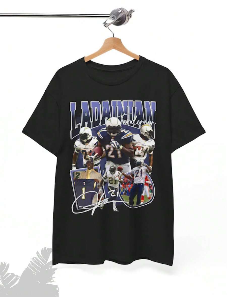 LaDainian Tomlinson V1 Los Angeles San Diego Justin Herbert Shawne Merriman Joey Bosa Derwin James Antonio Gates Junior Seau Philip Rivers - màu đen - Xem 1
