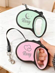 This Customizable Retractable Pet Leash Can Be Engraved With Your Pet's Name, Making It The Perfect Birthday Or New Year's Gift For Your Beloved Pet, Friends, And Family. - Multicolor - View 5