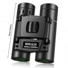 800X25 Binoculars, High Magnification & High Definition Binoculars For Outdoor Observation, Foldable & Portable, Suitable For Stargazing, Camping, Hiking, Bird Watching, Sports Events - Multicolor - View 7