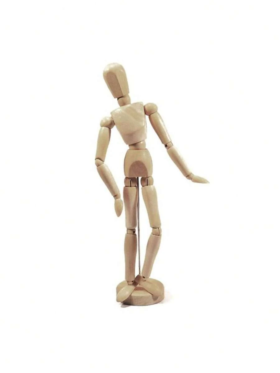 14 Cm Natural Wood Mannequin, Articulated Doll, Model, Drawing, Art, Decoration - Nhiều màu - Xem 1