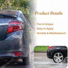 2-Pack Old Man Edition Car Emblem 3D Metal Badge Zinc Alloy Waterproof And Rustproof Nameplate Sticker Zinc Alloy Fenders/Tailgate/Bumper Decal For Car Truck SUV Black And Silver - Black Silver - View 6