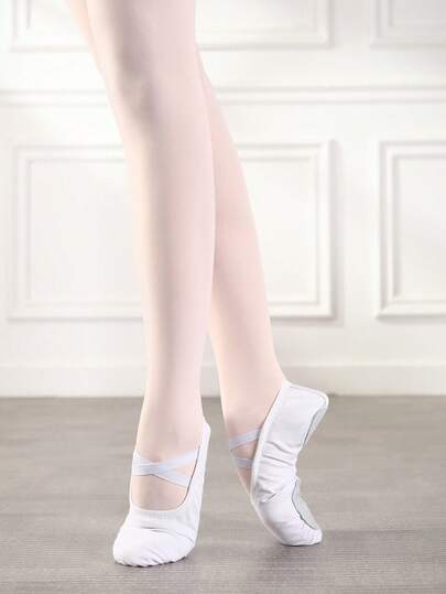 Ballet Slippers For Women, Unisex Ballet Shoes, Slip-On Ballet Flats Suitable For Ballet, Gymnastics, Performances, Classroom Practice And Other Dances. Men And Wide Feet Should Order One Size Up.