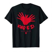 Albania Kosovo Shqiptar Kuq E Zi Eagle Hand Gesture T-Shirt Gift Hip Hop MEN WOMEN UNISEX T Shirts Size XS-5XL - Black - View 1