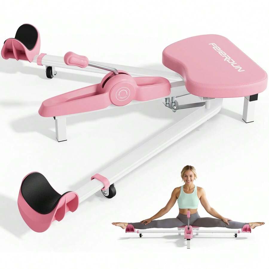 FLYBIRD Updated Leg Stretcher, Leg Stretcher Machine For Flexibility And Relieving Hip Tightness, Heavy Duty Split Machine Stretcher For Home Gym Split Machine Training Fitness - hồng - Xem 1