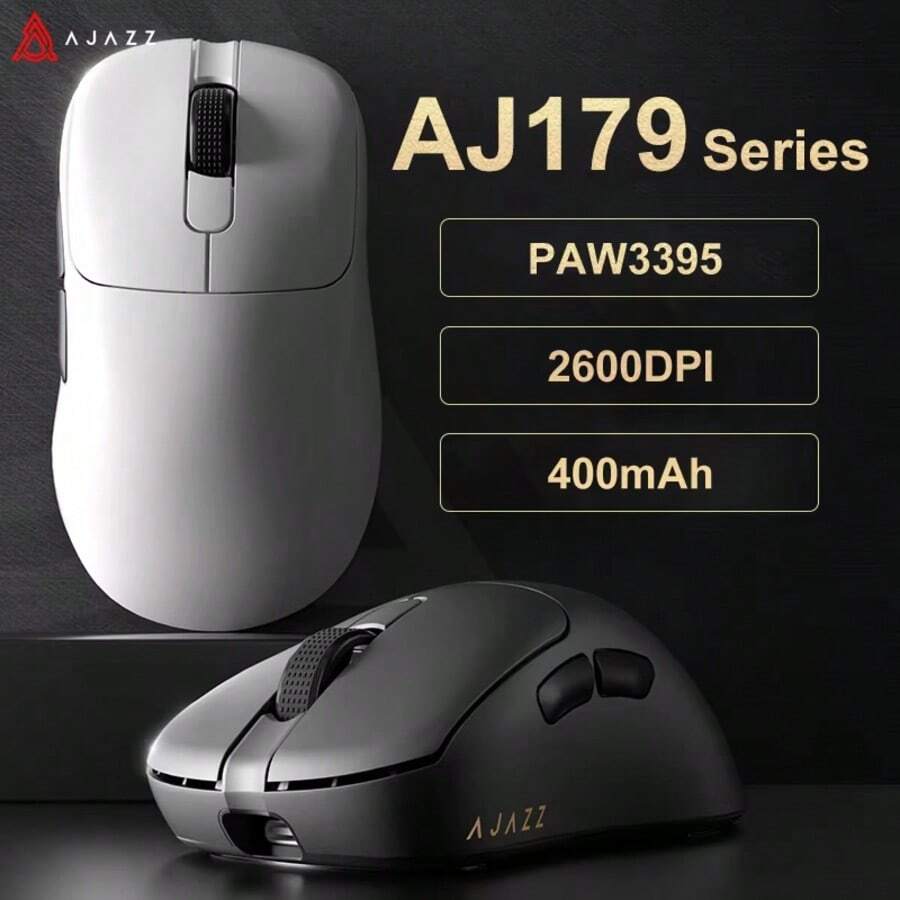 AJAZZ-AJ179 PRO/P 系列无线游戏鼠标，右手游戏鼠标。PAW3395/PAW3311，轻巧/长续航/游戏办公两用鼠标