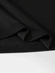 Purple Camouflage Print Up Short Sleeve Women Round Neck T Shirt For Casual Streetwear Fashion - 黑色 - 查看 4