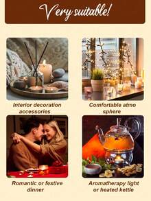 50 piezas de velas de sin humo multicolor, velas pequeñas, velas de amor mini a prueba de goteo y de larga duración, adecuadas para decoración de habitaciones, decoración de mesas, decoración del hogar, adecuadas para festivales, fiestas, cumpleaños, bodas y cenas, Halloween, otoño, festival, Navidad, invierno, vacaciones, regalos - Tamaño - Ver 4