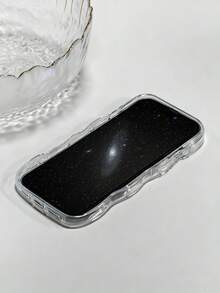 Crystal Fox Pattern, Sparkling Luxury Style, Transparent Phone Case With Electroplated Ring, Phone Case For IPhone17 PRO MAX IPhone17 AIR /16/15/14/13/12/Pro Max/Pro/Plus, For Galaxy A54/A55/A56/A70/A71/A72/A73/A, Galaxy S26/S25/S24/S23/S22/S21. Wave-Shaped Design, Comfortable Grip, Everyday Reliable Protection. Great Gift Choice For Holidays, Perfect For Users Who Love Refined Sparkle And Premium Texture, Fully Rhinestone-Embellished Fox Design Reflecting Dazzling Light, Showcasing Mysterious Elegance And Fashionable Allure. - Trong sáng - Xem 9