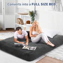 Huisuilinss Sofa Bed Mattress - Full Dark Gray - View 6