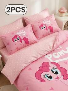 MY LITTLE PONY 1/2 vỏ gối in kỹ thuật số  chính hãng, không kèm ruột gối, chất liệu polyester mềm mại và thoáng khí, thích hợp sử dụng hàng ngày cho phòng khách, phòng ngủ, ngoài trời, trang trí sofa. - Nhiều màu - Xem 15