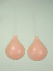 New Silicone Invisible Bra With Straps, Non-Slip Style, Lift And Enhance Cleavage, Designed For Wedding Photography, Strapless Dresses, Invisible Underwear, Dresses, Jumpsuits, Travel & Vacation - Apricot - View 8