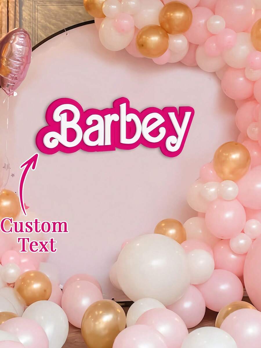 Personalized Letter/Name Gold, Silver Or Pink Mirror Acrylic Wall Plaque, Reusable, Elegant & Fashionable, High Quality, Vibrant Colors, Modern Minimalist, Customizable, Unique Acrylic Mirror Wall Decor - Multicolor - View 1