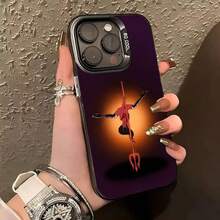 Funda de teléfono P-Pole Dance Dancing Fitness para 17,16,15,14,13,12,11 Plus, Pro Max, funda de teléfono color plata - z8 - Ver 5