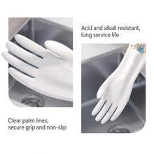 Cartoon Household Cleaning Gloves, Kitchen Dishwashing Gloves, Non-Slip Household Gloves, Suitable For Small Hands, Flexible Operation, High Elasticity, Laundry Gloves, Cleaning Supplies, Cleaning Tools - Multicolor - View 7