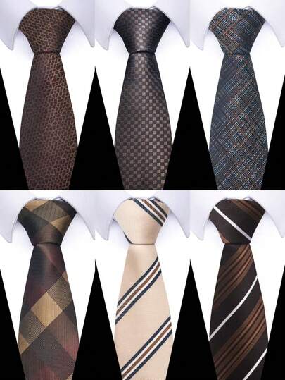 1pc Vintage British Gentleman's Necktie, 8CM Wide Men's Tie, Fashionable Multipurpose, Suitable For Father's Day, Christmas, Formal Events, Galas And Other Occasions