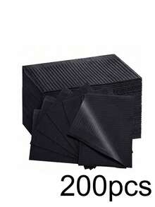 200片一次性防水、防油、防漏可折叠美甲沙龙桌垫，牙科围兜，适用于沙龙、诊所、美甲店、牙科或医疗用途，美甲桌垫用品 - 彩色 - 查看 18