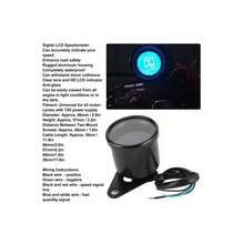 Indicador de velocidad de Retroiluminación LED LCD de motocicleta universal Odómetro modificado indicador de código multifuncional (pantalla de contenido de aceite / velocidad) - A - Ver 7
