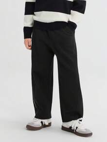 Balabala 2025 Tween Boy Sports Pants, Kids Loose Sweatpants - Soft Cotton Casual Trousers