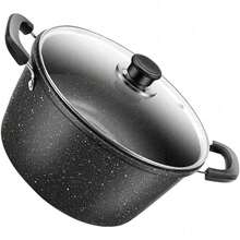 26CM Non-Stick Soup Pot Maifanite Soup Pot Handle Small Saucepan For Cooking Pan - Black - View 11