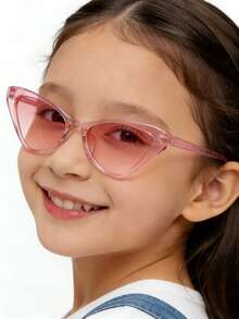 1 par de gafas de ojo de gato para adolescentes - Rosa - Ver 1