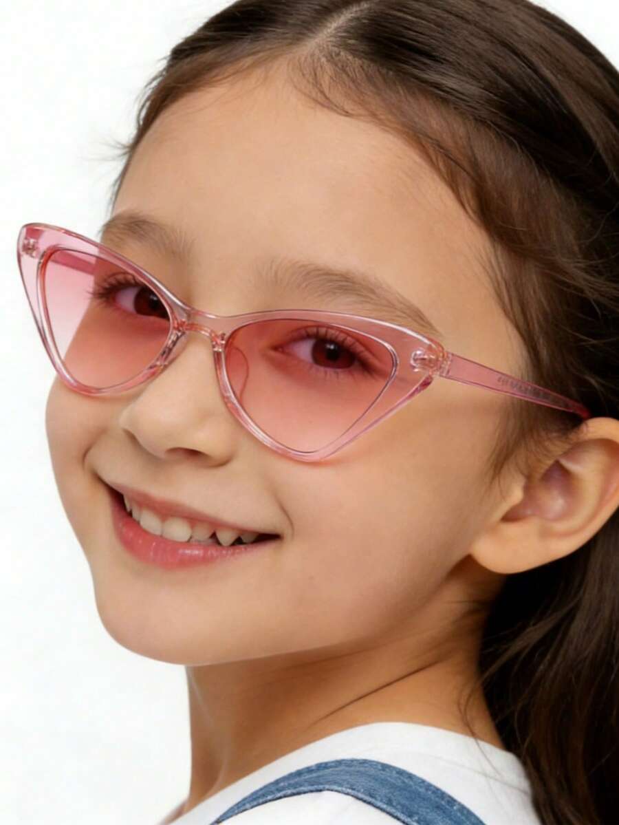 1 par de gafas de ojo de gato para adolescentes - Rosa - Ver 1