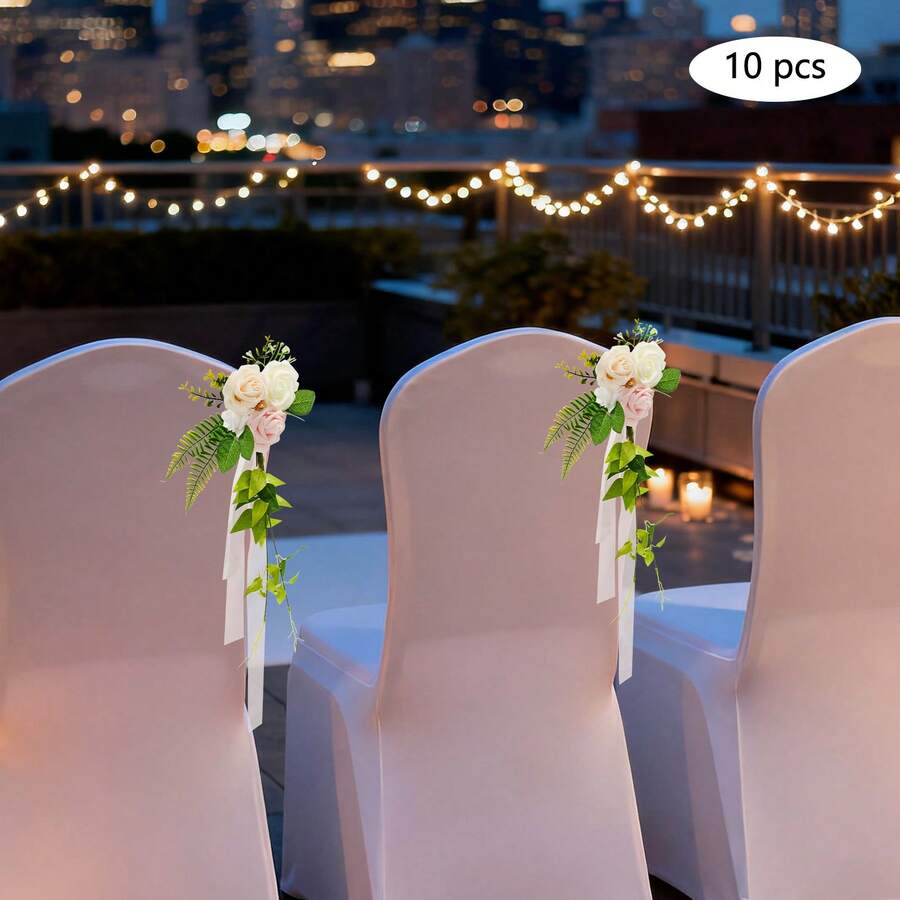 YUNRUX Artificial Flower Petals - Pink - View 1