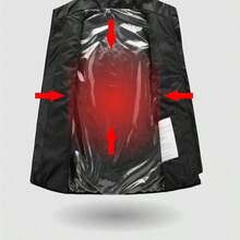 Cross-Border Best-Selling Intelligent Heating Vest Electric Heating Unisex Winter Sportswear Constant Temperature Full-Body Heat - Khu vực đen 21 (bốn điểm kiểm soát) - Xem 6