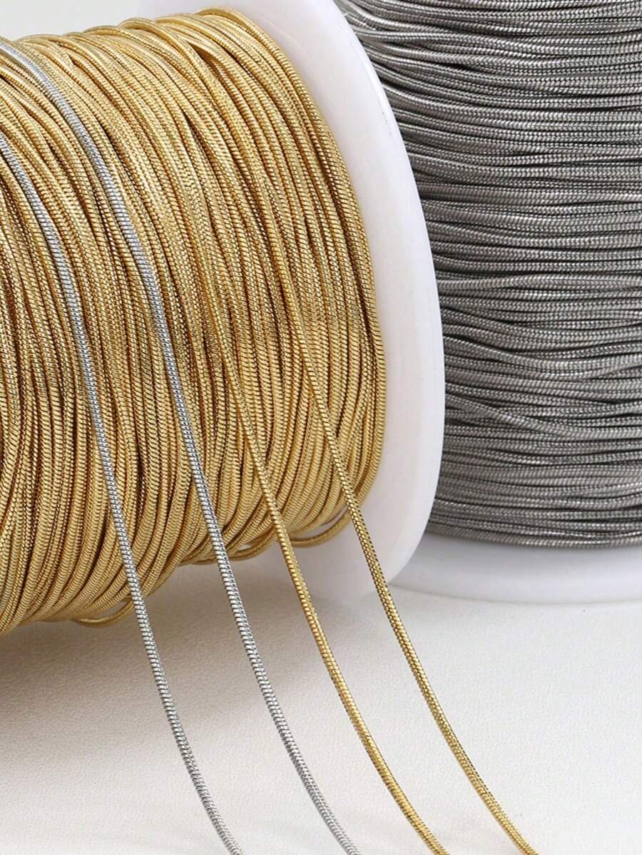 2m Stainless Steel Snake Bone Chain, Suitable For DIY Jewelry Making, Bracelets, Necklaces - Chain - View 1