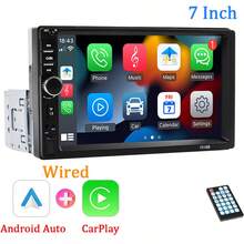 7-Inch Single DIN Car Multimedia MP5 Video Player, Supports Wired CarPlay And Android Auto, High-Definition Touchscreen, AUX Interface, Bluetooth Connection - Standard - View 13