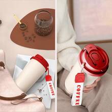 Tendencia500ml De Vaso Térmico Café Acero Inoxidable Con PopoteCalidad premium - Negro - Ver 11