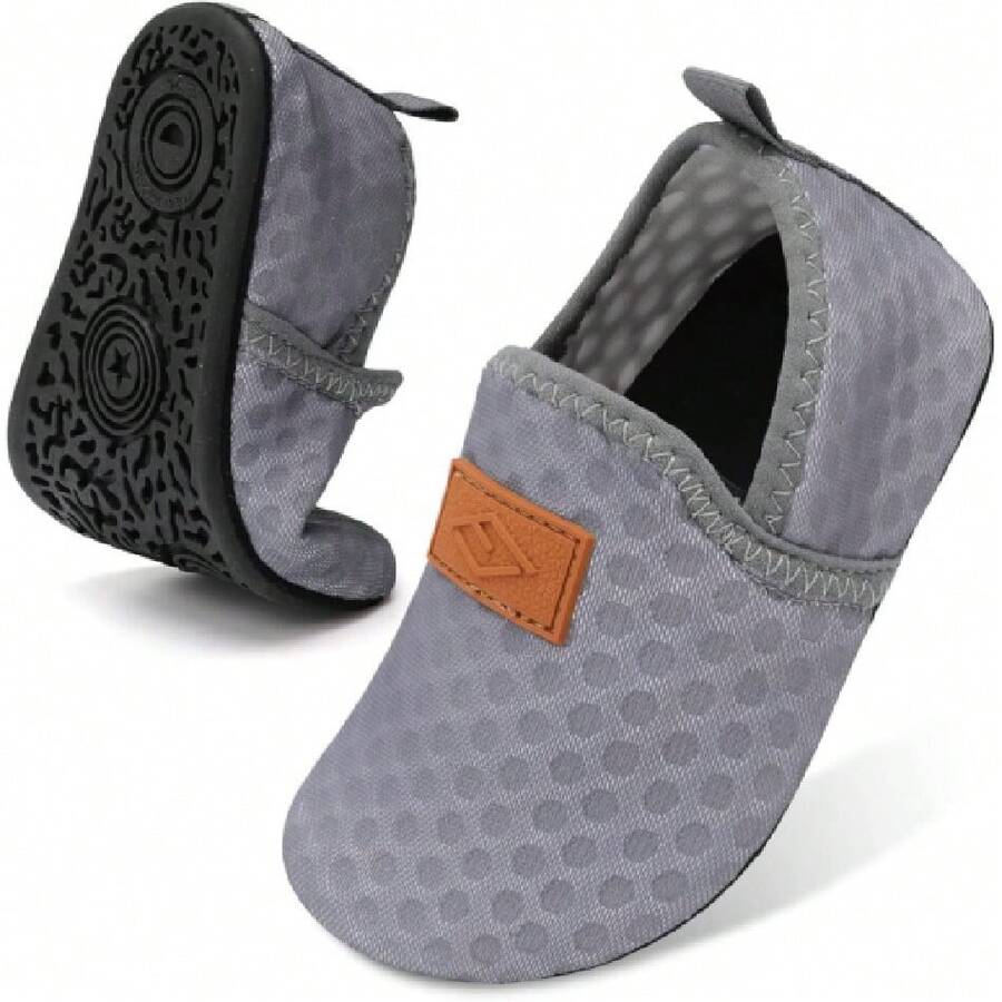 relxfeet Zapatos de Agua para Niños,Calcetines acuáticos para niños y niñas,Calzado Antideslizante para Playa, Natación y Actividades Acuáticas, Cómodos y de Secado Rápido(Niños Pequeños),37375690 - Óxido marrón - Ver 1