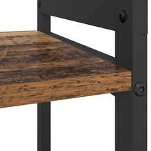 Larryhot Estante de libros Madera envejecida 40 x 30 x 50 cm, Fácil de montar, elegante y hermoso, y conveniente para almacenar artículos, es una opción ideal para el almacenamiento y la decoración del hogar. - Marrón - Ver 8